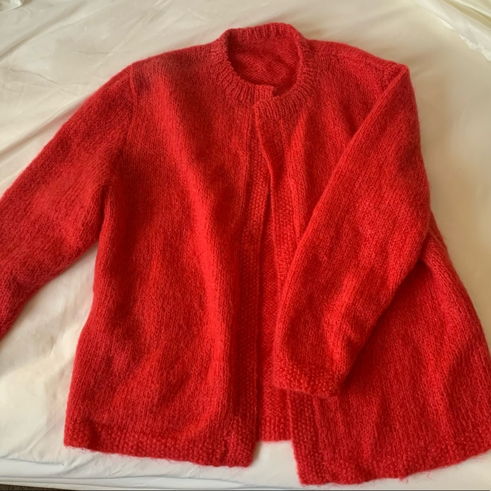 Knit Coral Cardigan